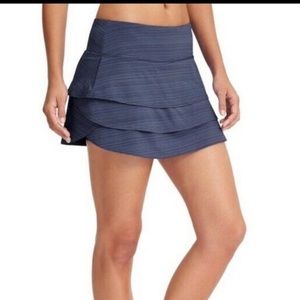Athleta Tiered Ruffled Swagger Skirt